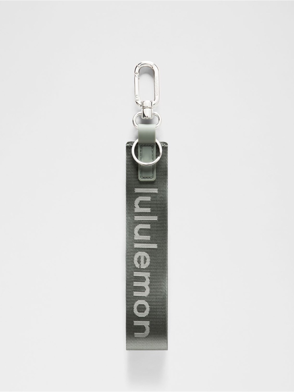 lululemon athletica Sage Green Never lost  Logo Key Holder Strap